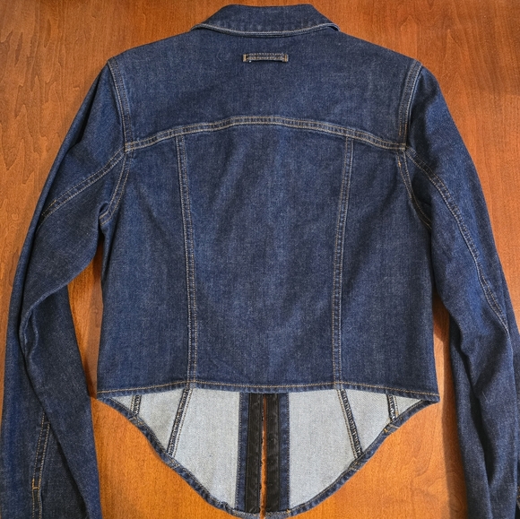 NEW Amanda Uprichard Bristol Top in Dark Blue Heritage Wash - Sz Medium - Picture 15 of 16